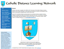 Tablet Screenshot of catholicdistance.org